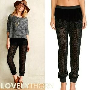 CYNTHIA VINCENT // ltd ed 12th street burn out velvet joggers